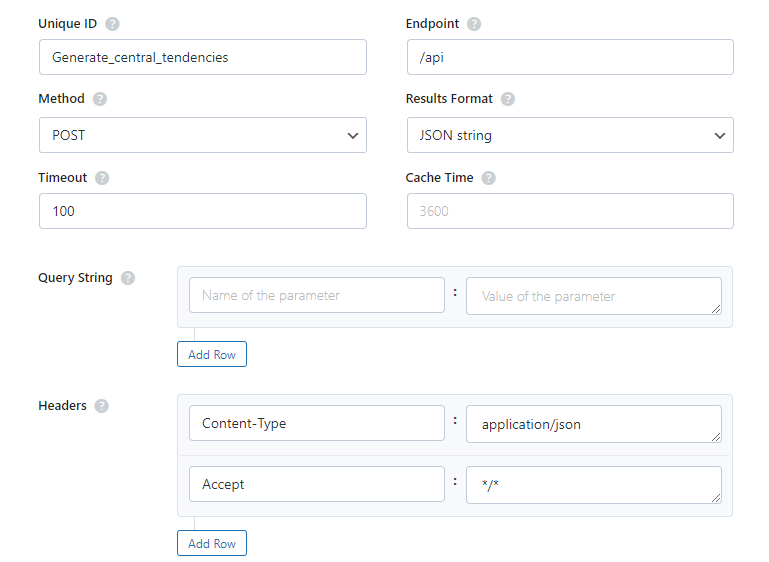 Dowell-Central-Tendencies-From-Big-Data API Generate Central Tendicies Testing in Wp-Get API Plugin 1