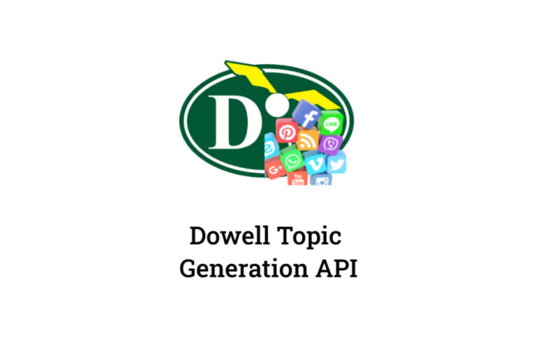Dowell Topic Generation API