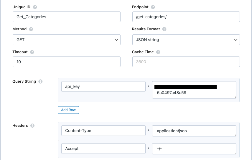 Set up living lab maps get categories endpoints