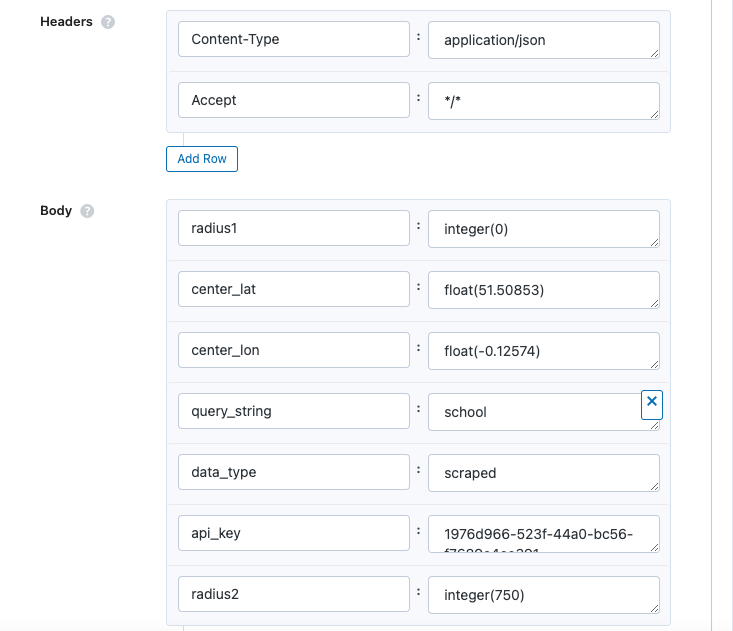 Dowell Living Lab Maps API