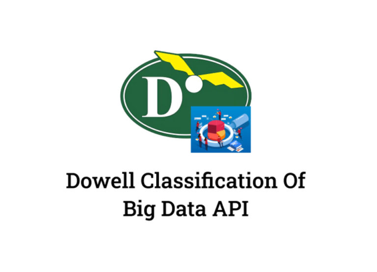 Dowell Classification of Big Data API