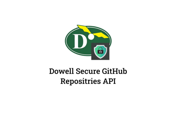 Dowell Secure GitHub Repository API