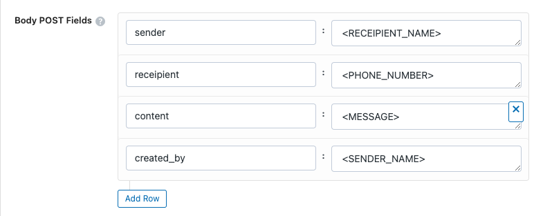 Dowell SMS API