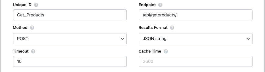 Get Products api endpoint