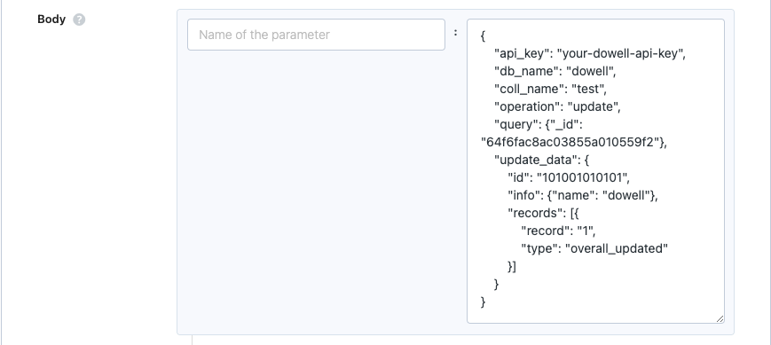 Dowell Data Cube API