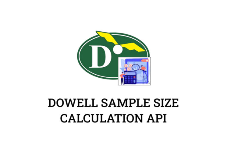 Dowell Sample Size Calculation API